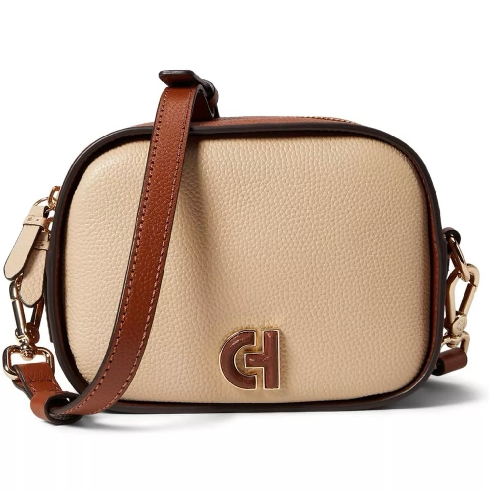 Cole Haan British Tan Essential Camera Bag Women Cross Body